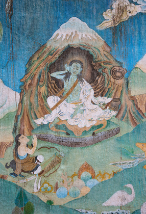 Dipinto Tibetano di Milarepa