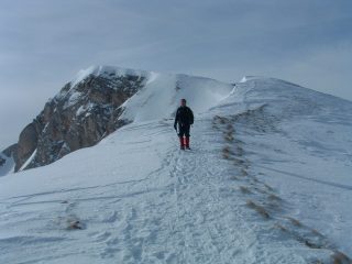 Corno Grande (2912 m) d'inverno