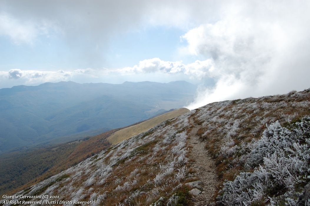 Traverse of Monte Porrara from Stazione di Palena to Guado di Coccia