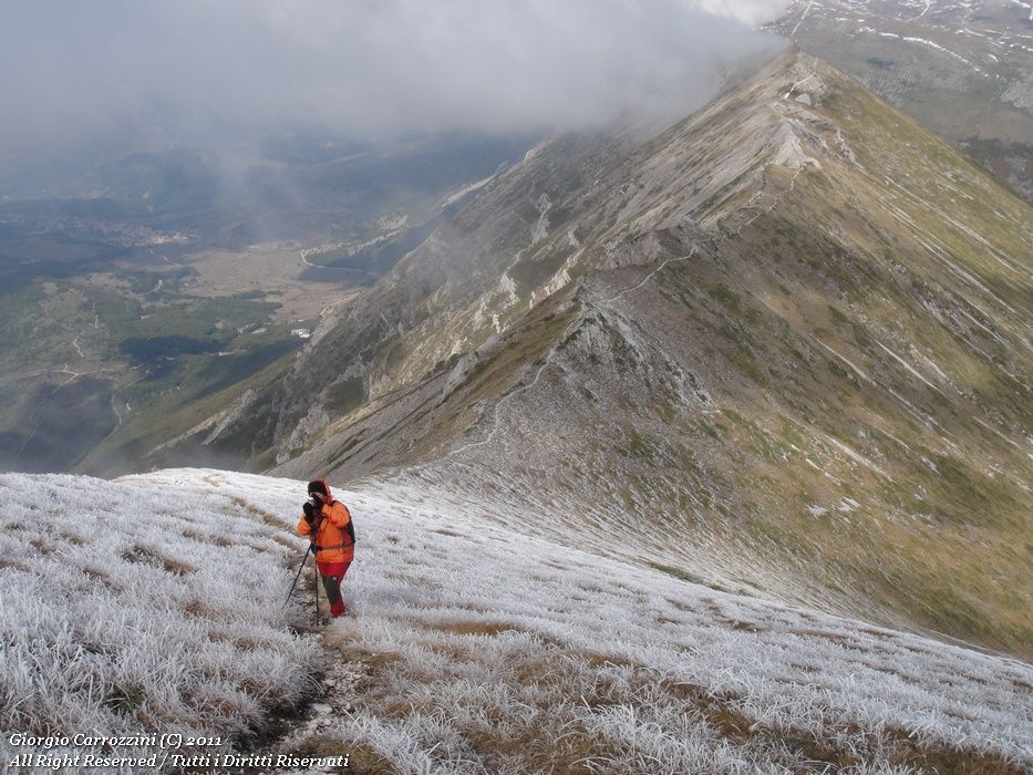 Traverse of Monte Porrara from Stazione di Palena to Guado di Coccia