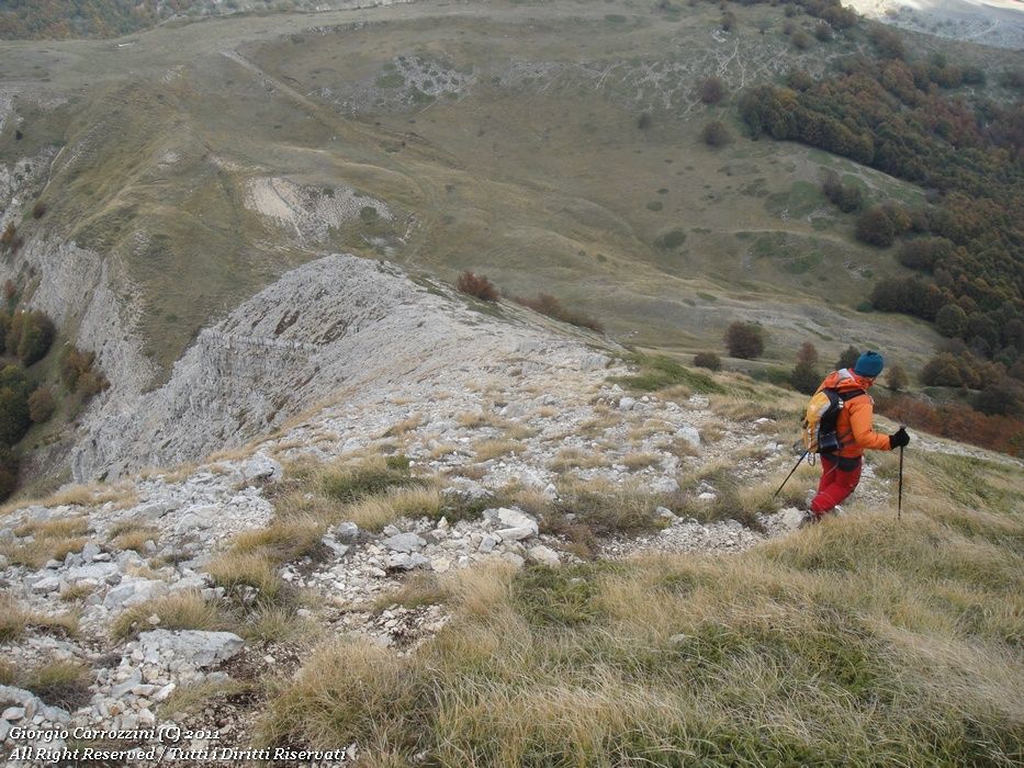 Traverse of Monte Porrara from Stazione di Palena to Guado di Coccia