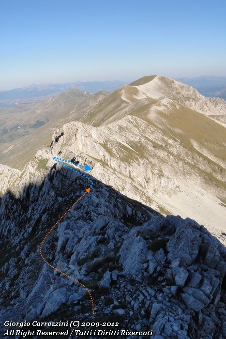 Cresta del Malecoste da Campo Imperatore