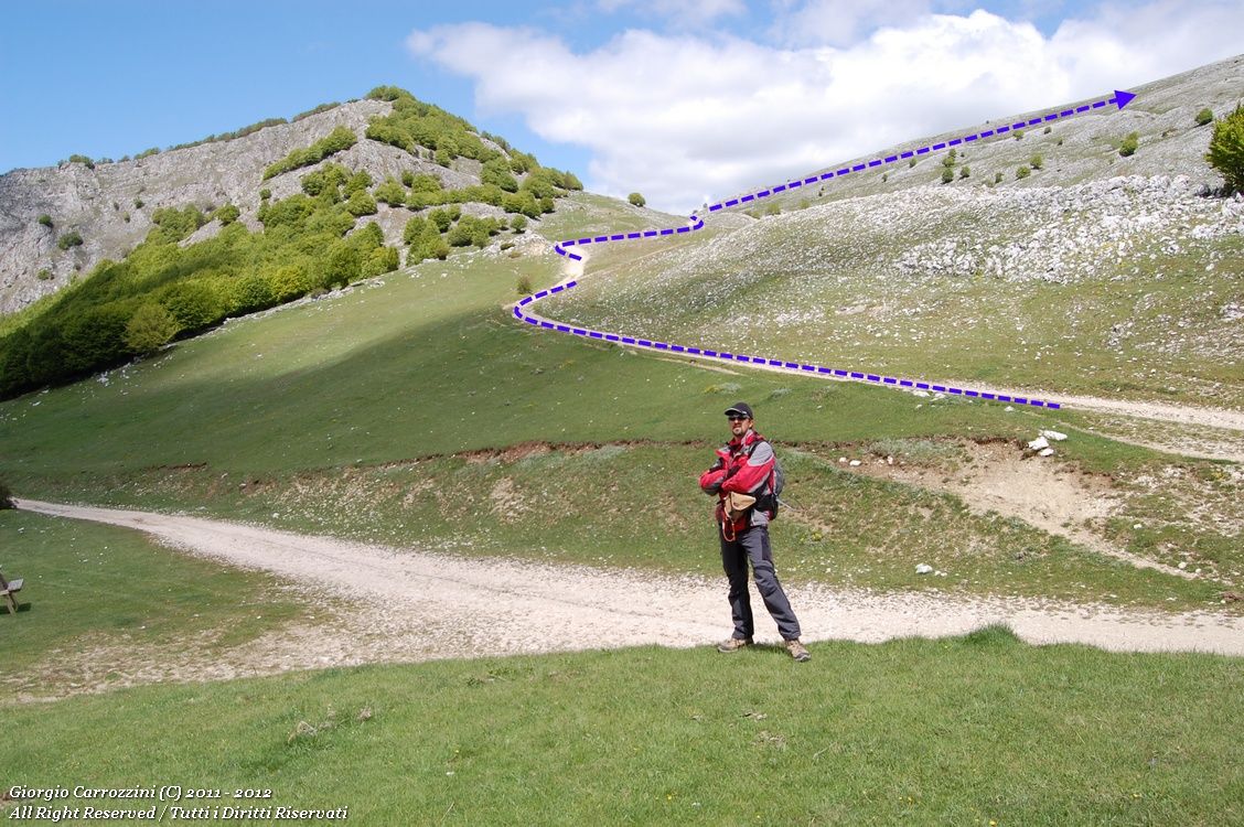 Monte Sirente (2348 m) dalla Val d'Arano
