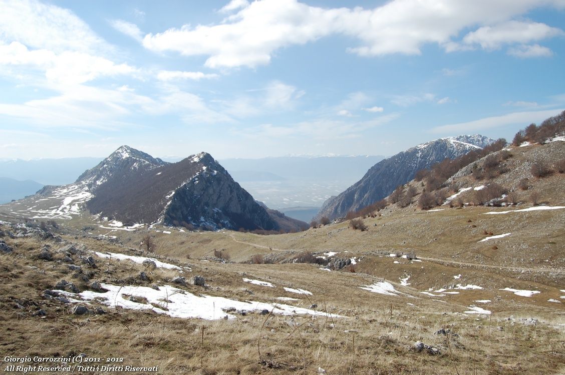 Monte Sirente (2348 m) dalla Val d'Arano