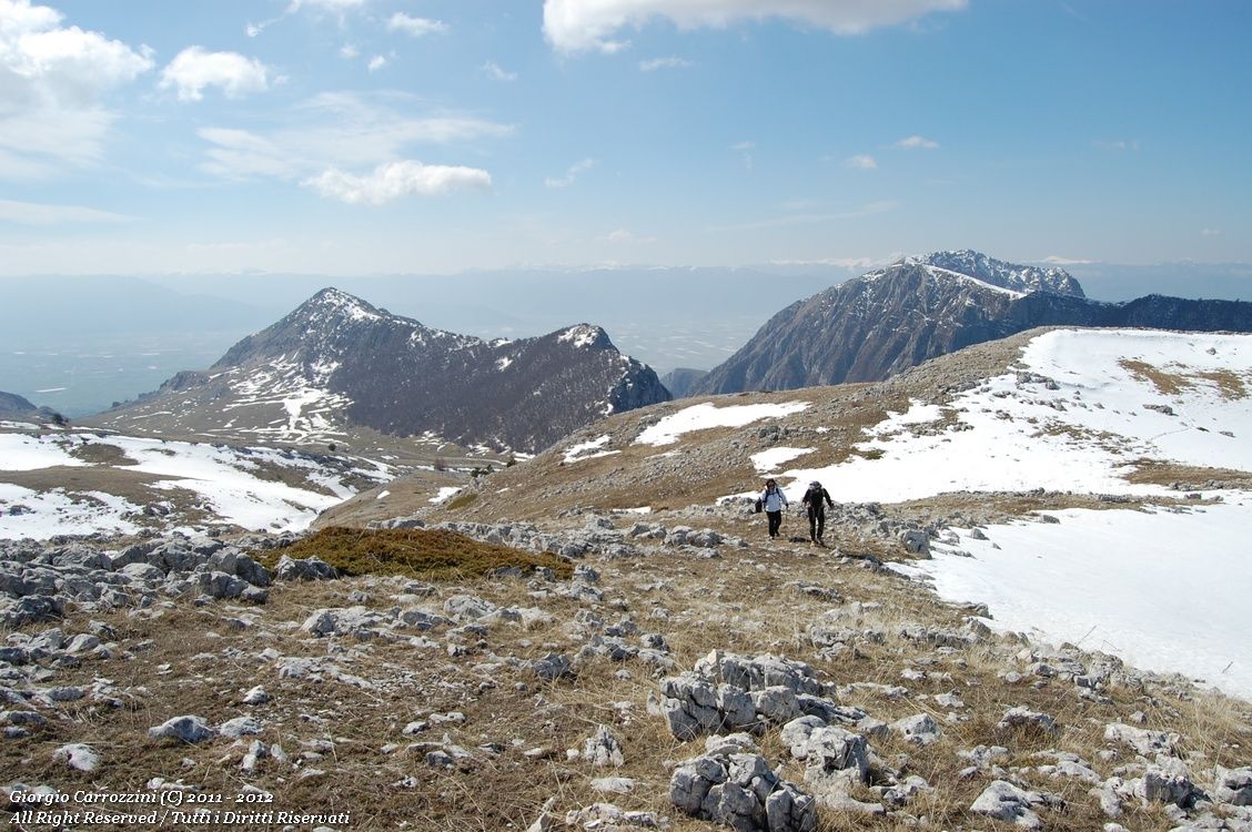 Monte Sirente (2348 m) dalla Val d'Arano