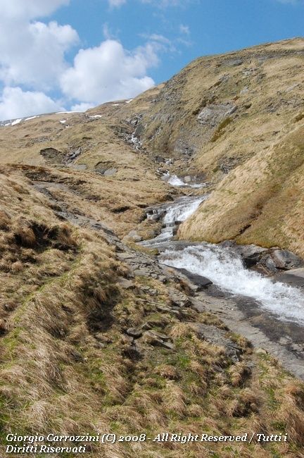 Cime della Laghetta dalle Cascate delle Cento Fonti