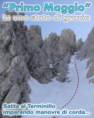 Monte Terminillo: Canalino Primo Maggio