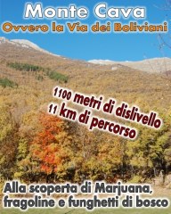 Monte Cava per la "via dei Boliviani"...